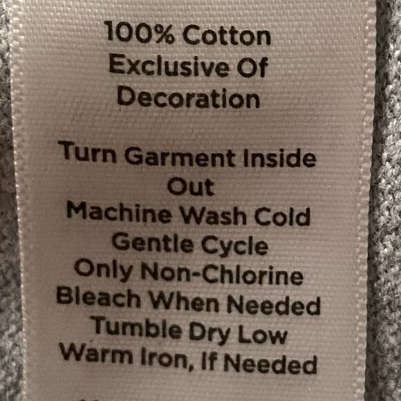 Talbots plus long sleeve gray tunic w/multi color stripes, size 2X - Picture 9 of 9